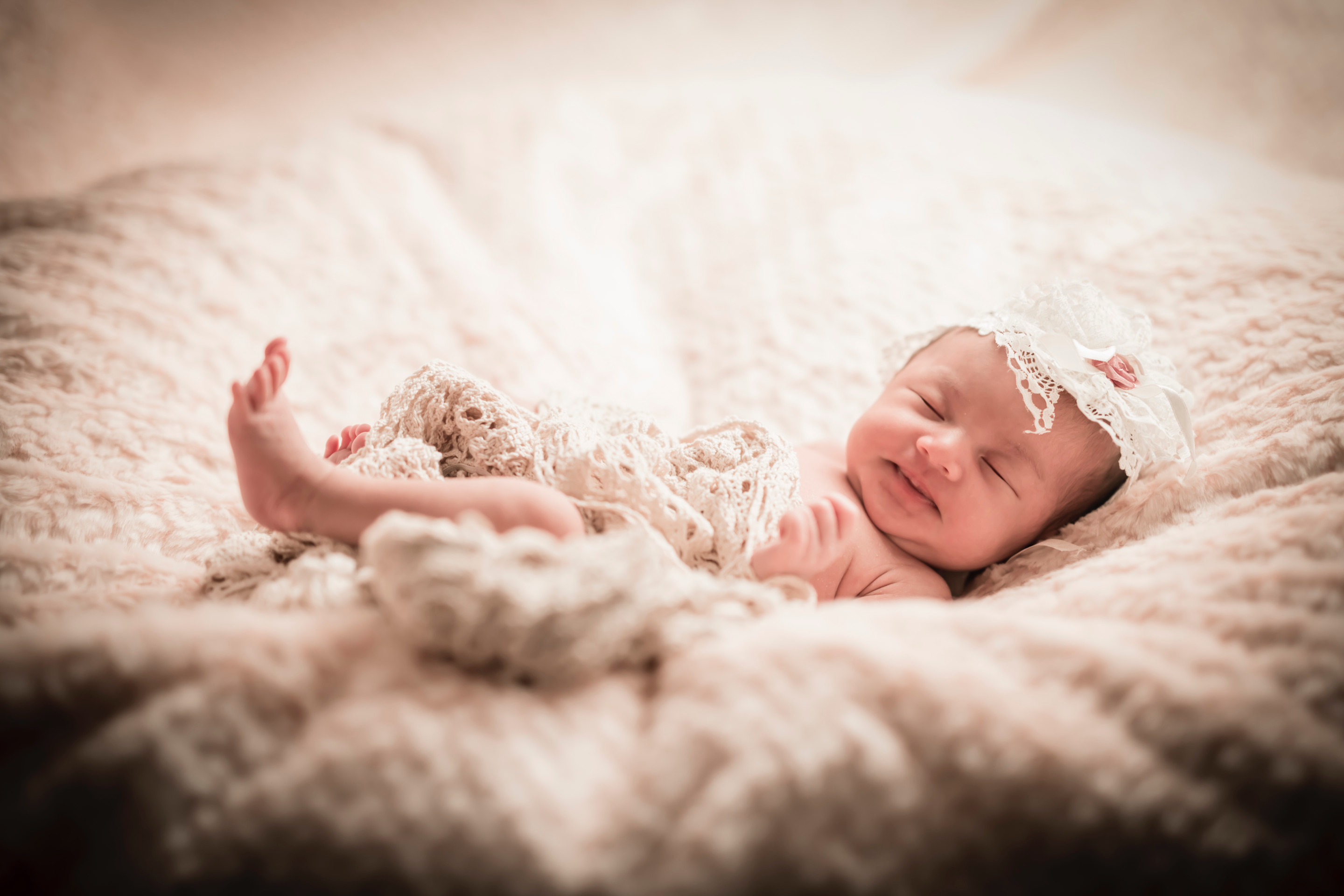 Newborn having skin to skin time with daddy.